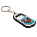 West Ham United FC Keyring Torch Bottle Opener, alternate view