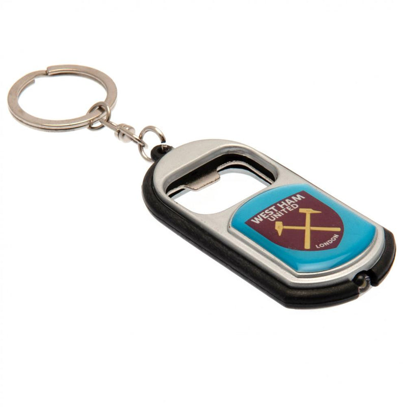 West Ham United FC Keyring Torch Bottle Opener, alternate view