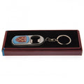 West Ham United FC Keyring Torch Bottle Opener, side angle