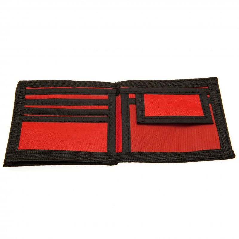 Arsenal FC Canvas Wallet, side angle