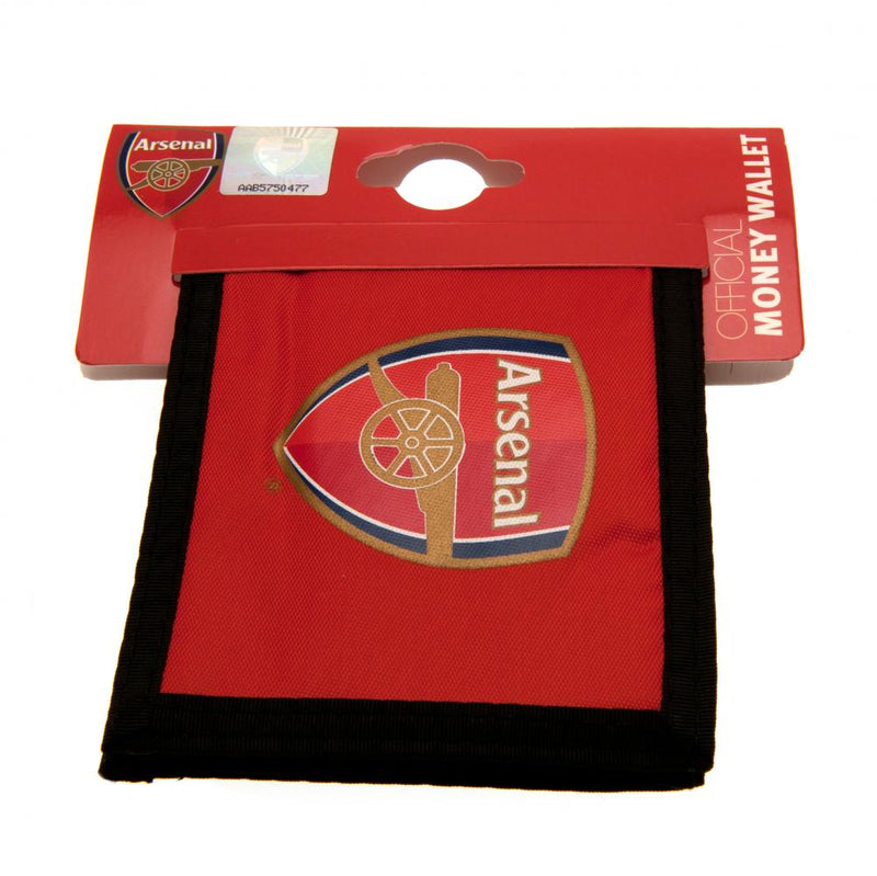 Arsenal FC Canvas Wallet, rear view