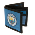 Manchester City FC Canvas Wallet, close-up detail