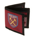 West Ham United FC Canvas Wallet, close-up detail