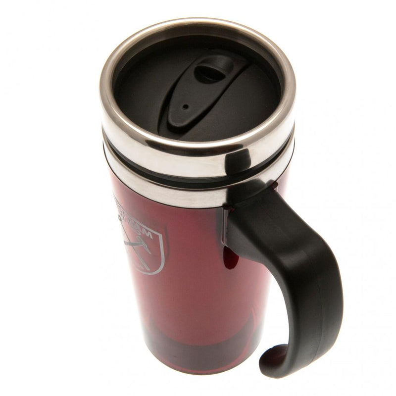 West Ham United FC Handled Travel Mug, alternate view