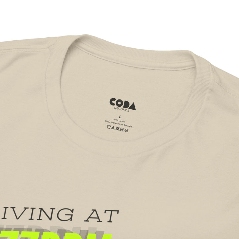 'Living at 33rpm' Flouro Men's T-Shirt, alternate view