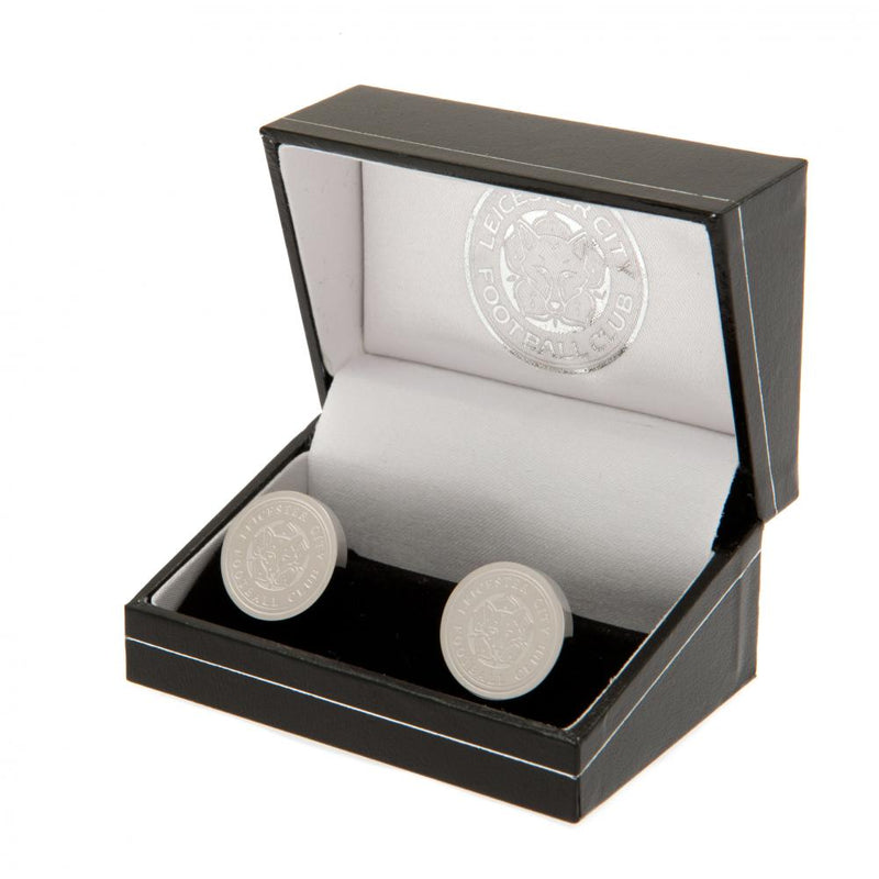 Leicester City FC Stainless Steel Formed Cufflinks, alternate view