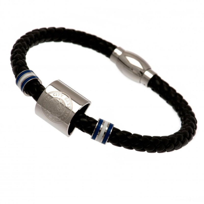 Leicester City FC Colour Ring Leather Bracelet collectible from Infinity Collectibles 2026