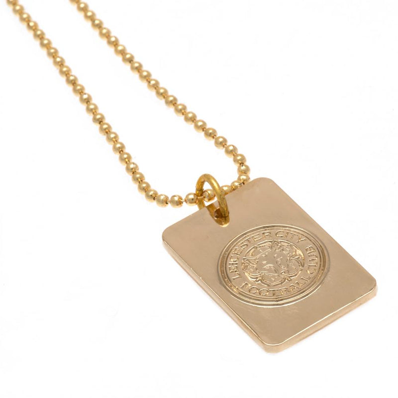 Leicester City FC Gold Plated Dog Tag & Chain collectible from Infinity Collectibles 2026