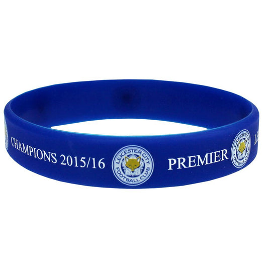 Leicester City FC Premier League Champions Silicone Wristband