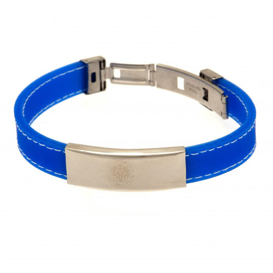 Leicester City FC Stitched Silicone Bracelet BL, alternate view