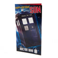 Doctor Who Birthday Card Son, side angle