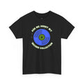 'Ask Me About My Record Collection' Men's T-Shirt, in display