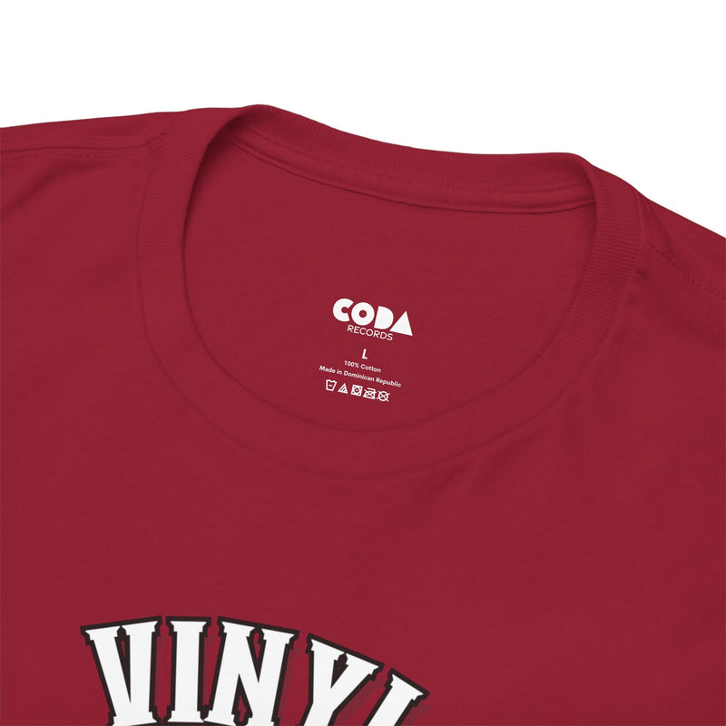 'Vinyl Ain't Dead' Skull Men's T-Shirt, rear view