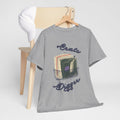 'Crate Digger' Vinyl Records Men's T-Shirt, side angle