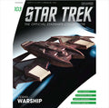 Vidiian Warship Die-Cast Model Ship (Eaglemoss / Star Trek), in display