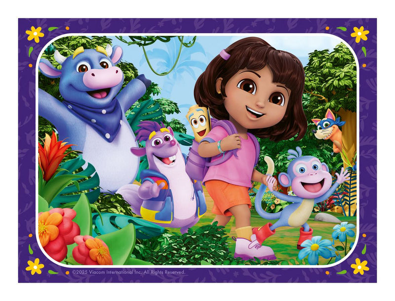 Dora 4 in a Box Jigsaw Puzzles - Image