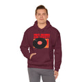 'Vinyl Records Are Groovy' Men's Hoodie, packaging shot
