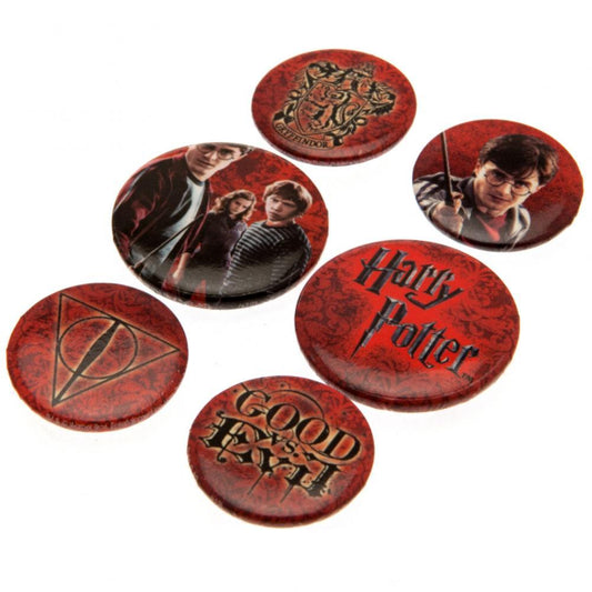 Harry Potter Button Badge Set Logo, alternate view