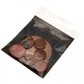 Harry Potter Button Badge Set Logo, side angle