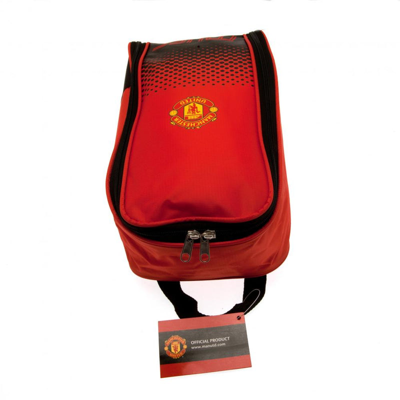 Manchester United FC Fade Boot Bag, side angle