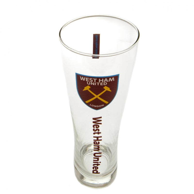 West Ham United FC Tall Beer Glass collectible from Infinity Collectibles 2026