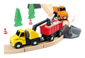 Wooden Construction Yard Train Set - Image