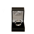 Leicester City FC Black Inlay Ring Small, side angle