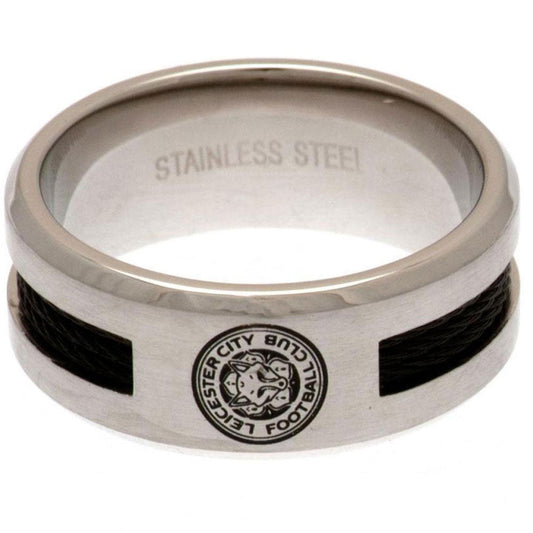 Leicester City FC Black Inlay Ring Small collectible from Paradox Ent.