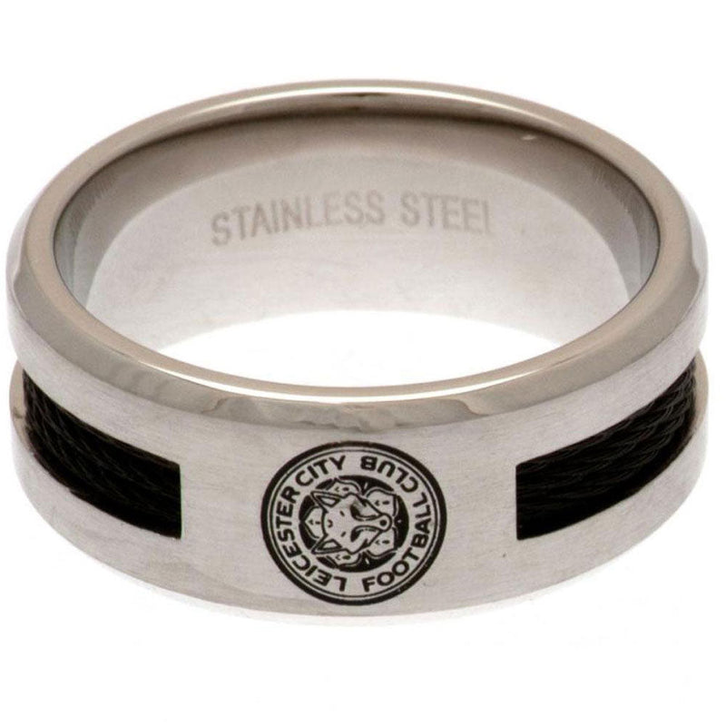 Leicester City FC Black Inlay Ring Small collectible from Paradox Ent.