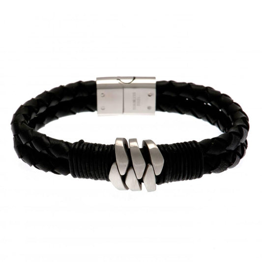 Leicester City FC Leather Bracelet, alternate view