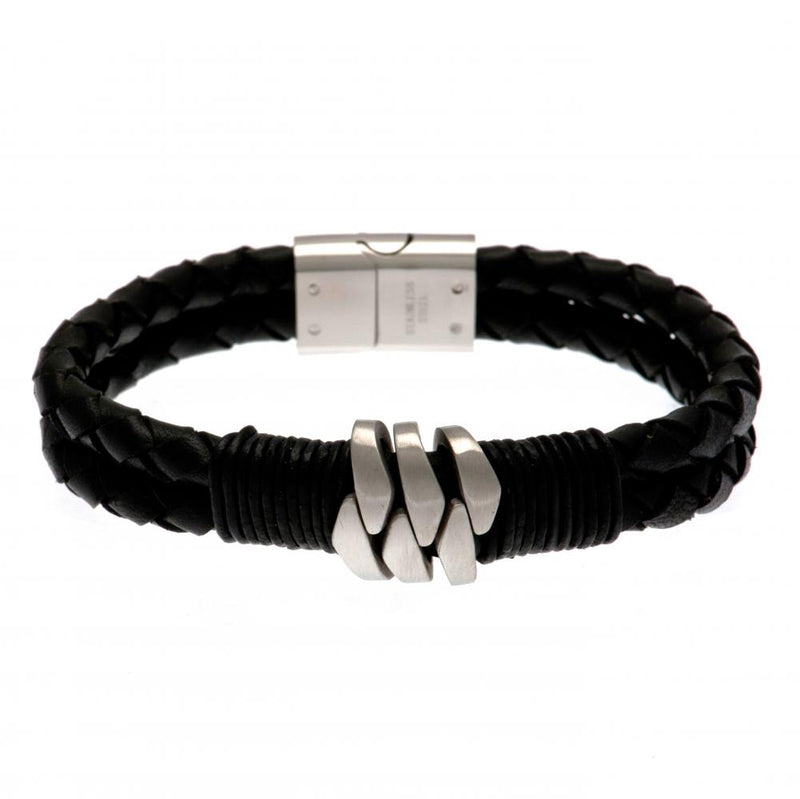 Leicester City FC Leather Bracelet, alternate view