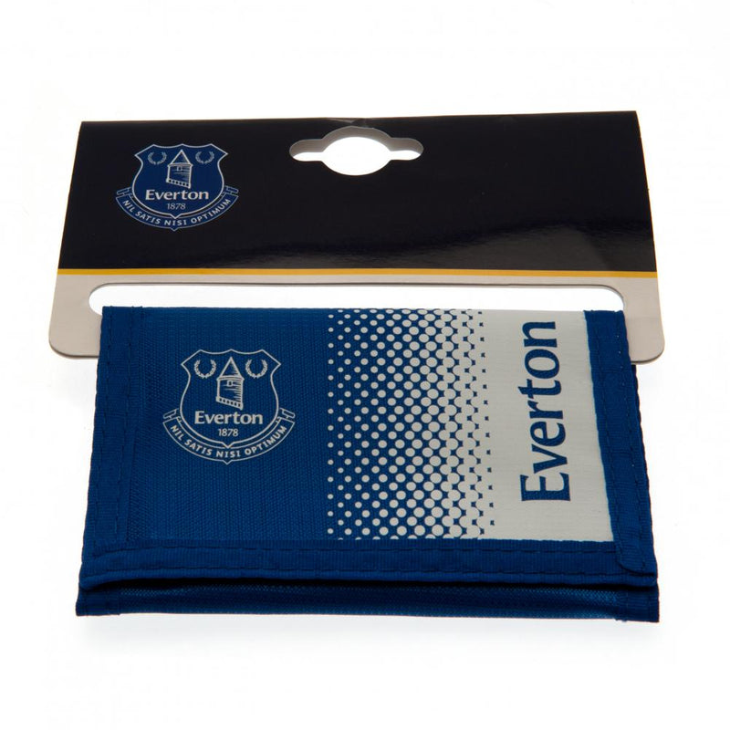 Everton FC Fade Wallet, close-up detail