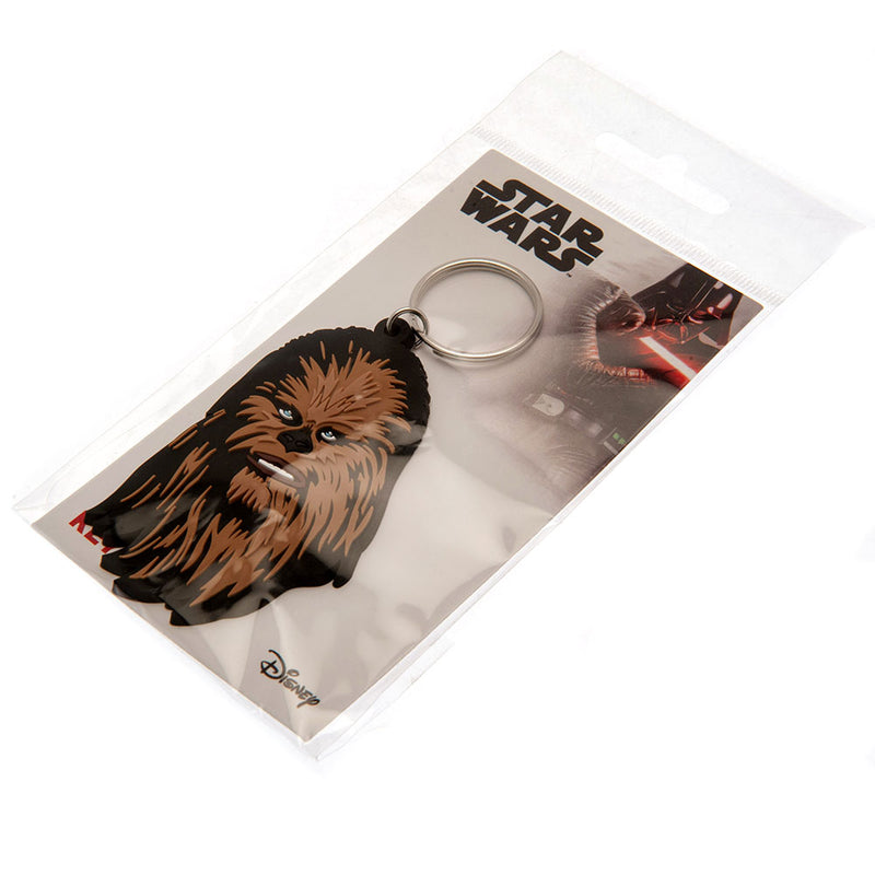 Star Wars Chewbacca PVC Keyring, side angle