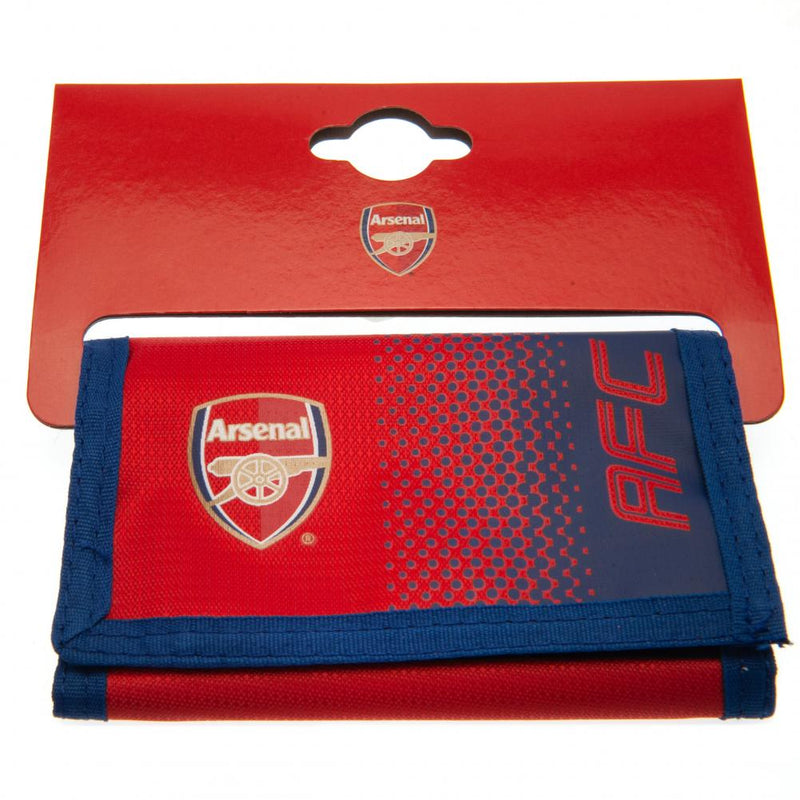 Arsenal FC Fade Wallet, close-up detail