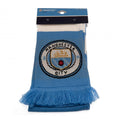 Manchester City FC Bar Scarf, close-up detail