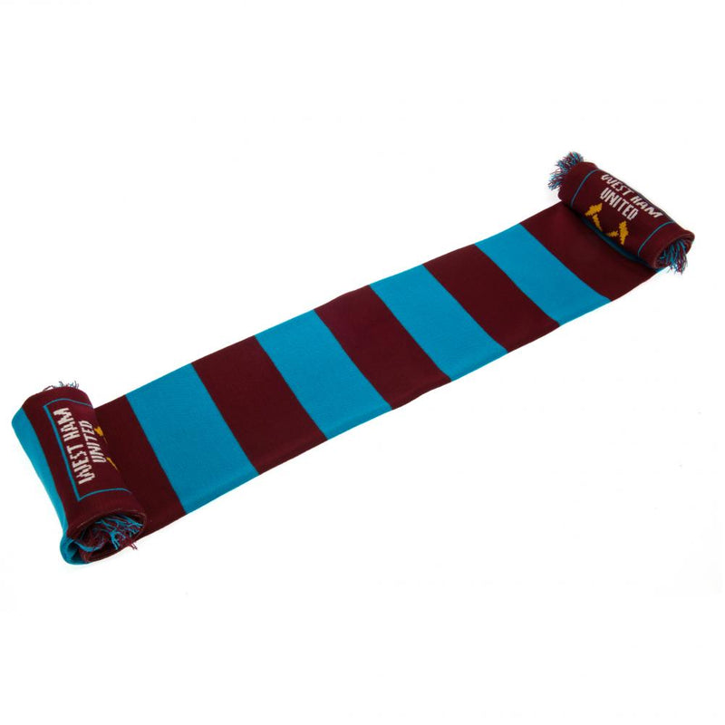 West Ham United FC Narrow Bar Scarf, rear view