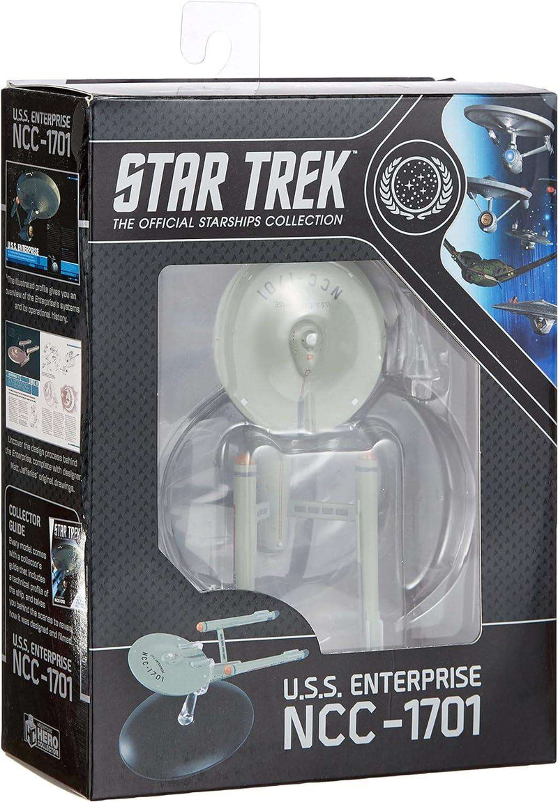U.S.S. Enterprise NCC-1701 (Constitution-class) TOS Diecast Model Ship Window Boxed (Star Trek / Eaglemoss), additional view