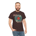 'Just an Analog Guy, In a Digital World' Men's T-Shirt, rear view