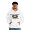 'Records Make Me Happy' Men's Hoodie, close-up detail