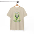 'Vinyl Ain't Dead' Headphones Men's T-Shirt, showing reverse