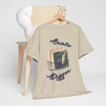 'Crate Digger' Vinyl Records Men's T-Shirt, showing reverse