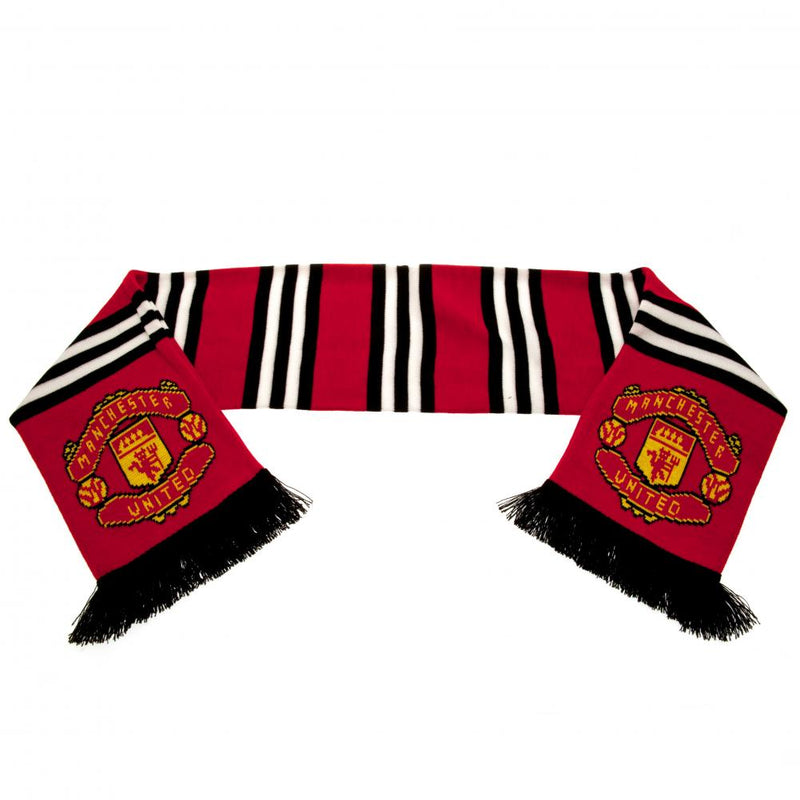 Manchester United FC Bar Scarf, side angle