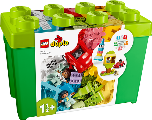Lego Duplo 10914 Deluxe Brick Box for Children Ages 18 Months and Up collectible from Curious Minds
