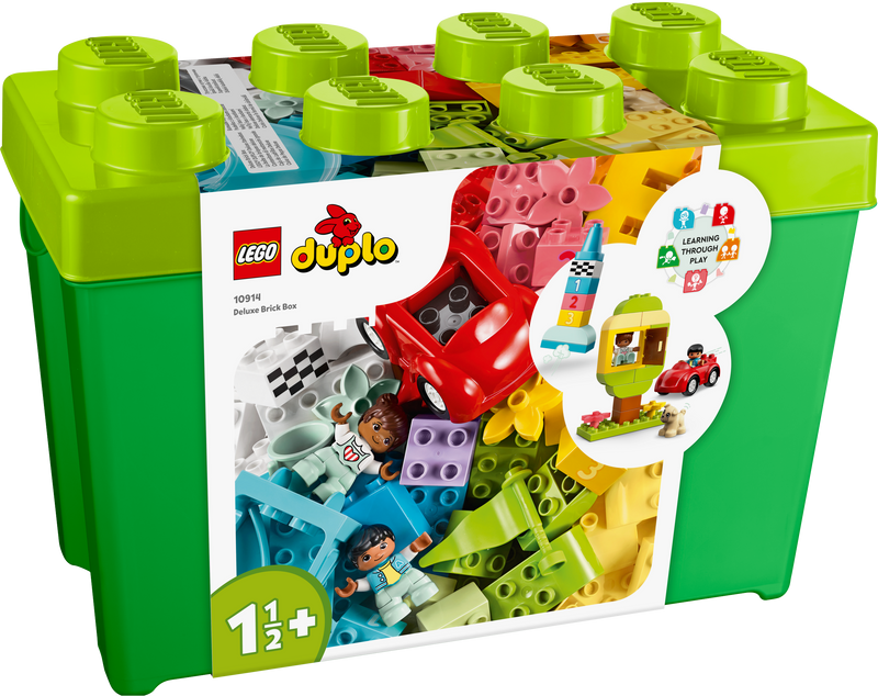 Lego Duplo 10914 Deluxe Brick Box for Children Ages 18 Months and Up collectible from Curious Minds
