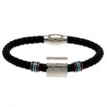 West Ham United FC Colour Ring Leather Bracelet, alternate view