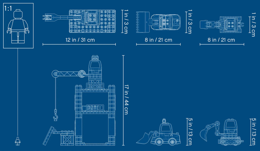 Lego 10933 duplo discount tower crane & construction