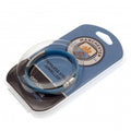 Manchester City FC Colour Silicone Bracelet, side angle