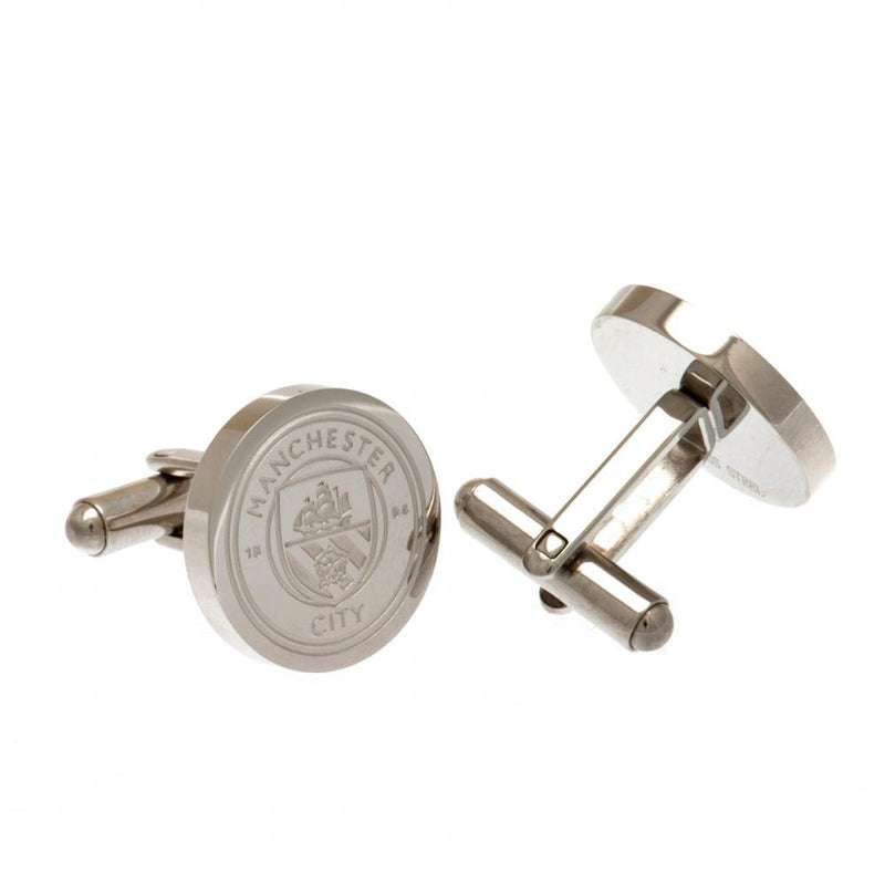 Manchester City FC Stainless Steel Formed Cufflinks collectible from Cobi Toys