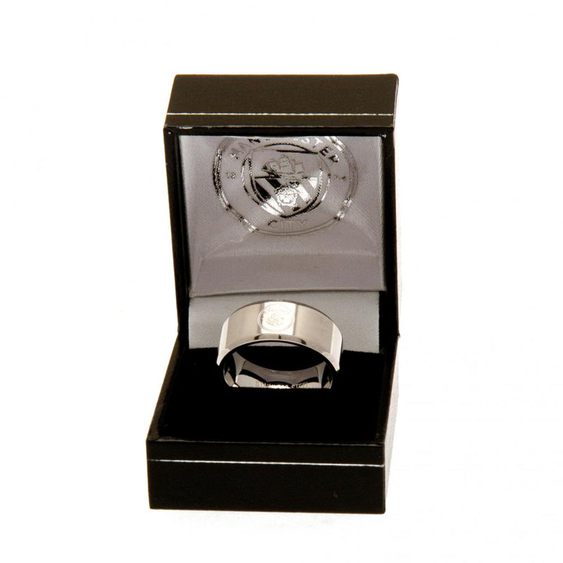Manchester City FC Band Ring Small, alternate view