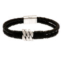 Manchester City FC Leather Bracelet, alternate view